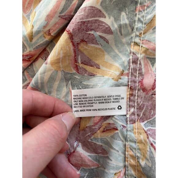 Goodfellow & Co Small Mens Button Up Shirt All Cotton Slim Fit Short Sleeve Polo - Picture 9 of 9